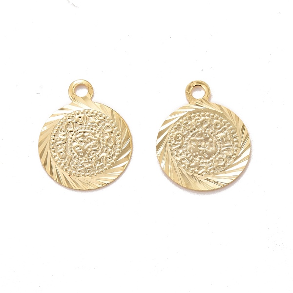 PandaHall Rack Plating Eco-friendly Brass Charms, Lead Free & Cadmium Free, Long-Lasting Plated, Flat Round with Textured Pattern, Real 24K...
PandaHall Rack Plating Eco-friendly Brass Charms, Lead Free & Cadmium Free, Long-Lasting Plated, Flat Round with Textured Pattern, Real 24K...