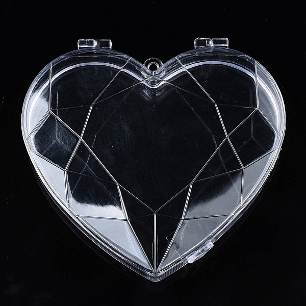 PandaHall Polystyrene Bead Storage Containers, with Cover, for Jewelry Beads Small Accessories, Heart, Clear, 10.9x11.8x2.7cm, Hole: 4mm...
PandaHall Polystyrene Bead Storage Containers, with Cover, for Jewelry Beads Small Accessories, Heart, Clear, 10.9x11.8x2.7cm, Hole: 4mm...