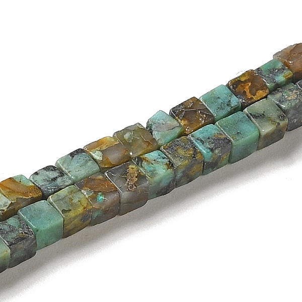 PandaHall Natural African Turquoise(Jasper) Beads Strands, Cube, 2~2.5x2.5~3.5x2.5~3mm, Hole: 0.4mm, about 157~165pcs/strand, 14.96~15.75''...
PandaHall Natural African Turquoise(Jasper) Beads Strands, Cube, 2~2.5x2.5~3.5x2.5~3mm, Hole: 0.4mm, about 157~165pcs/strand, 14.96~15.75''...