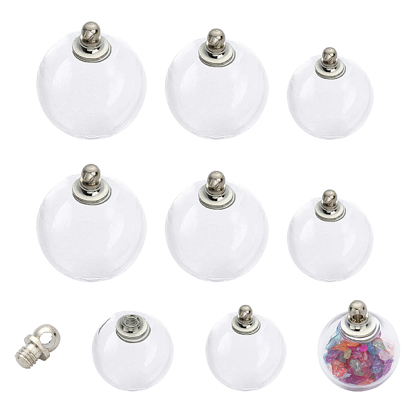 PandaHall CHGCRAFT 9 Sets 3 Sizes Clear Glass Ball Pendants Glass Globe Bottles Glass Dome Cover Vial Pendant Charms Wish Bottle Charms with...
PandaHall CHGCRAFT 9 Sets 3 Sizes Clear Glass Ball Pendants Glass Globe Bottles Glass Dome Cover Vial Pendant Charms Wish Bottle Charms with...