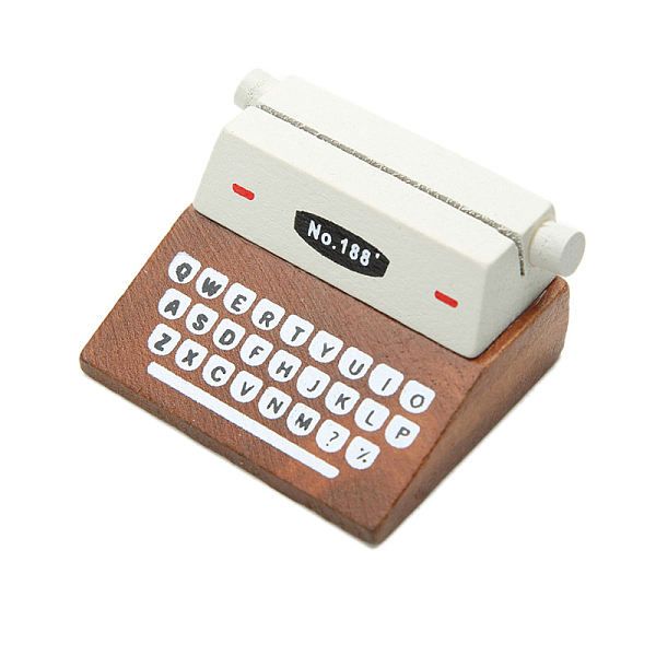 PandaHall Resin Miniature Typewriter Shape Memo Holders, for Dollhouse Accessories, Pretending Prop Decorations, Sienna, 50x42x25mm Resin..., Brown
PandaHall Resin Miniature Typewriter Shape Memo Holders, for Dollhouse Accessories, Pretending Prop Decorations, Sienna, 50x42x25mm Resin..., Brown