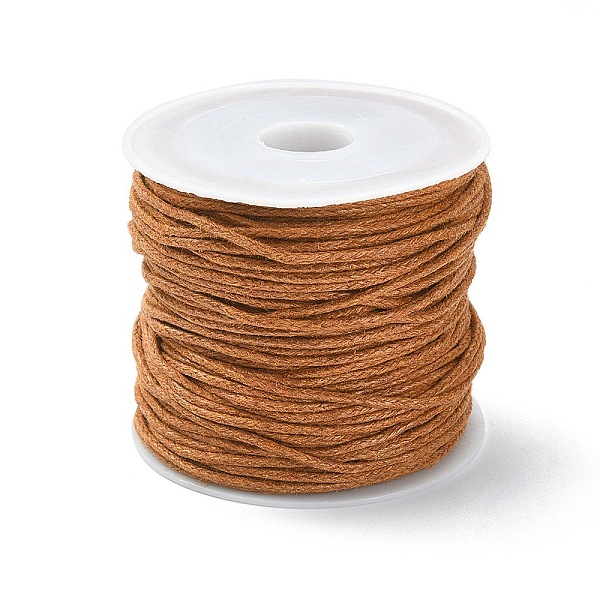 PandaHall 20M Waxed Cotton Cords, Multi-Ply Round Cord, Macrame Artisan String for Jewelry Making, Sienna, 1mm, about 21.87 Yards(20m)/Roll..., Brown
PandaHall 20M Waxed Cotton Cords, Multi-Ply Round Cord, Macrame Artisan String for Jewelry Making, Sienna, 1mm, about 21.87 Yards(20m)/Roll..., Brown