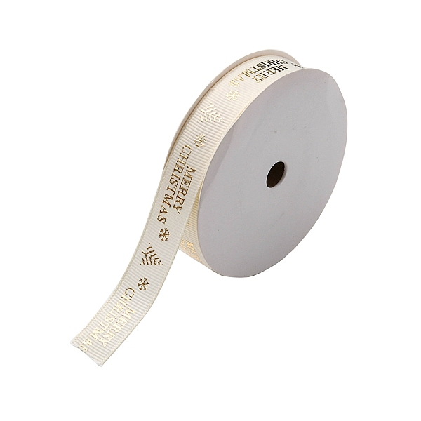 PandaHall Flat Christmas Theme Polyester Grosgrain Ribbon, Hot Stamping Ribbon, Clothes Accessories, White, Merry Christmas, Word, 5/8 inch...
PandaHall Flat Christmas Theme Polyester Grosgrain Ribbon, Hot Stamping Ribbon, Clothes Accessories, White, Merry Christmas, Word, 5/8 inch...