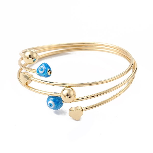 PandaHall Brass Cuff Bangles, Enamel Evil Eye Bangles for Women, Real 18K Gold Plated, Deep Sky Blue, Inner Diameter: 2-1/4 inch(5.7cm)...
PandaHall Brass Cuff Bangles, Enamel Evil Eye Bangles for Women, Real 18K Gold Plated, Deep Sky Blue, Inner Diameter: 2-1/4 inch(5.7cm)...