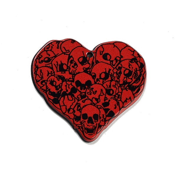 PandaHall Acrylic Pendants, Heart, Skull, 36x39.5x2.5mm, Hole: 1.5mm Acrylic Skull
PandaHall Acrylic Pendants, Heart, Skull, 36x39.5x2.5mm, Hole: 1.5mm Acrylic Skull