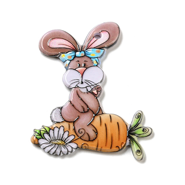PandaHall Opaque Acrylic Sided Pendants, Rabbit, Colorful, 39x31.5x2.5mm, Hole: 2.1mm Acrylic Rabbit
PandaHall Opaque Acrylic Sided Pendants, Rabbit, Colorful, 39x31.5x2.5mm, Hole: 2.1mm Acrylic Rabbit