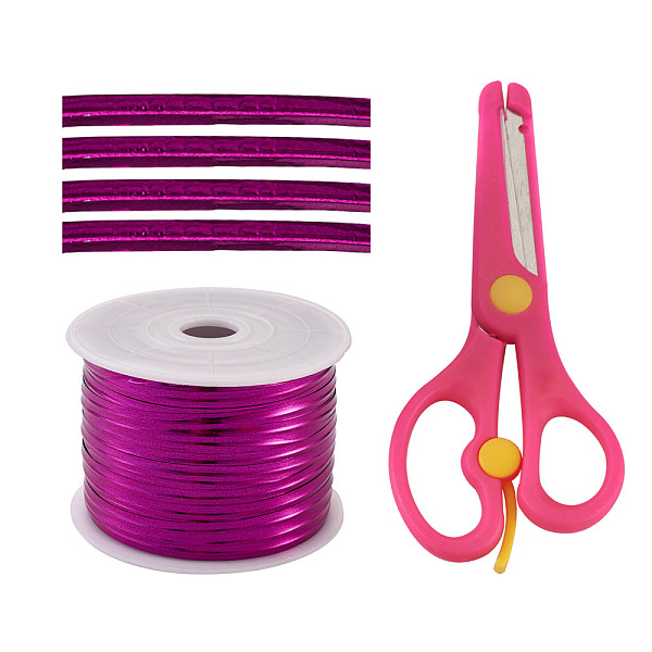 PandaHall Plastic Wire Twist Ties, with Iron Core and Stainless Steel & ABS Plastic Scissors, Blue Violet, 4x0.2mm, about 100yards/roll...
PandaHall Plastic Wire Twist Ties, with Iron Core and Stainless Steel & ABS Plastic Scissors, Blue Violet, 4x0.2mm, about 100yards/roll...