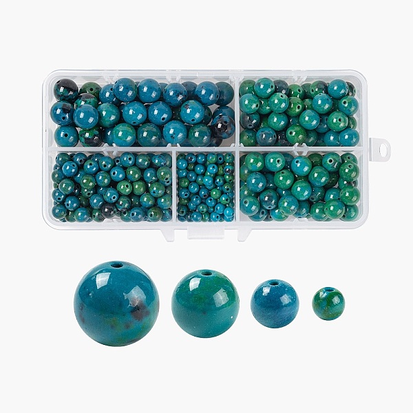 PandaHall 340Pcs 4 Sizes Synthetic Chrysocolla Beads, Round, 4mm/6mm/8mm/10mm, Hole: 0.6~1mm Chrysocolla Round
PandaHall 340Pcs 4 Sizes Synthetic Chrysocolla Beads, Round, 4mm/6mm/8mm/10mm, Hole: 0.6~1mm Chrysocolla Round