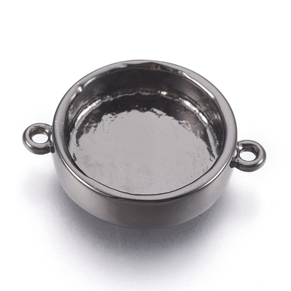 PandaHall Brass Links, Cabochon Connector Settings, Plain Edge Bezel Cups, Flat Round, Gunmetal, Tray: 12mm, 19x14.5x3.5mm, Hole: 1.2mm...
PandaHall Brass Links, Cabochon Connector Settings, Plain Edge Bezel Cups, Flat Round, Gunmetal, Tray: 12mm, 19x14.5x3.5mm, Hole: 1.2mm...