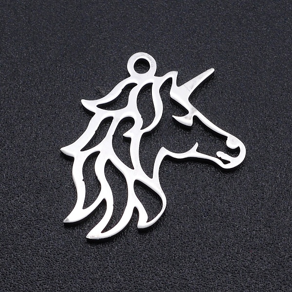 PandaHall 201 Stainless Steel Pendants, Filigree Joiners Findings, Laser Cut, Unicorn, Stainless Steel Color, 19.5x17x1mm, Hole: 1.5mm 201...
PandaHall 201 Stainless Steel Pendants, Filigree Joiners Findings, Laser Cut, Unicorn, Stainless Steel Color, 19.5x17x1mm, Hole: 1.5mm 201...