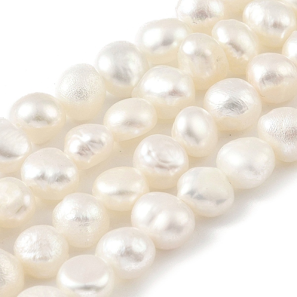 PandaHall Natural Cultured Freshwater Pearl Beads Strands, Two Sides Polished, Floral White, 7~8mm, Hole: 0.5mm, about 25pcs/strand, 6.89''...
PandaHall Natural Cultured Freshwater Pearl Beads Strands, Two Sides Polished, Floral White, 7~8mm, Hole: 0.5mm, about 25pcs/strand, 6.89''...