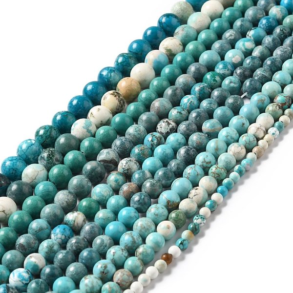 PandaHall Natural Magnesite Beads Strands, Dyed & Heated, Round, Mixed Color, 4~11.5mm, Hole: 1mm, about 41~105pcs/strand, 38.6~15.75''..., Multicolor
PandaHall Natural Magnesite Beads Strands, Dyed & Heated, Round, Mixed Color, 4~11.5mm, Hole: 1mm, about 41~105pcs/strand, 38.6~15.75''..., Multicolor