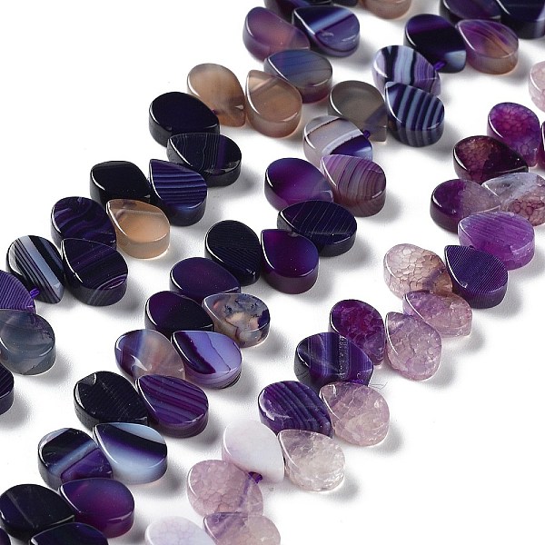 PandaHall Natural Agate Beads Strands, Dyed & Heated, Top Drilled, Teardrop, Indigo, 8x5x3mm, Hole: 0.8~1mm, about 52~55pcs/strand..., Purple
PandaHall Natural Agate Beads Strands, Dyed & Heated, Top Drilled, Teardrop, Indigo, 8x5x3mm, Hole: 0.8~1mm, about 52~55pcs/strand..., Purple