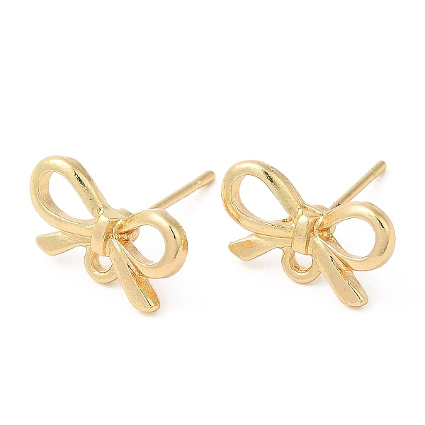 PandaHall Bowknot Alloy Stud Earring Findings, with 304 Stainless Steel Steel Pin, Cadmium Free & Lead Free, Light Gold, 8x13.5mm, Hole...
PandaHall Bowknot Alloy Stud Earring Findings, with 304 Stainless Steel Steel Pin, Cadmium Free & Lead Free, Light Gold, 8x13.5mm, Hole...
