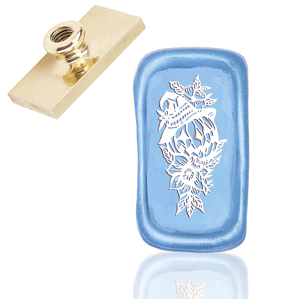 PandaHall Wax Seal Brass Stamp Head, for Wax Seal Stamp, Rectangle, Pumpkin Pattern, 4.5x2.3x1.45cm Brass Pumpkin
PandaHall Wax Seal Brass Stamp Head, for Wax Seal Stamp, Rectangle, Pumpkin Pattern, 4.5x2.3x1.45cm Brass Pumpkin