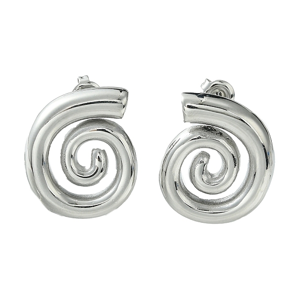 PandaHall 304 Stainless Steel Stud Earrings, Vortex, Stainless Steel Color, 25.5x21mm 304 Stainless Steel
PandaHall 304 Stainless Steel Stud Earrings, Vortex, Stainless Steel Color, 25.5x21mm 304 Stainless Steel