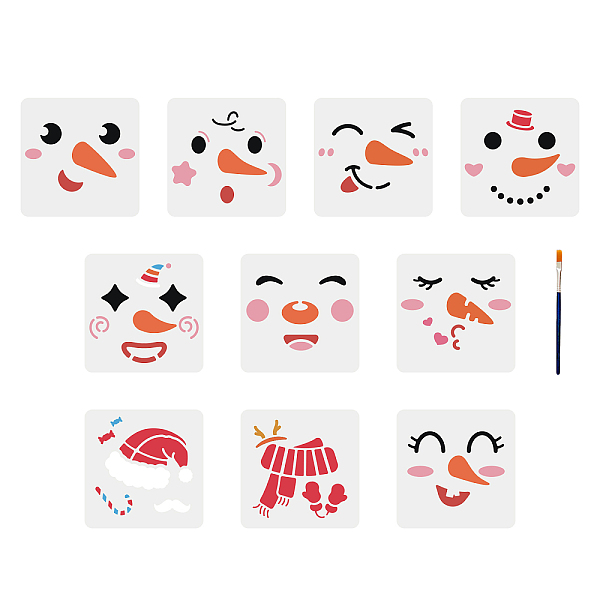 PandaHall MAYJOYDIY US 1 Set PET Hollow Out Drawing Painting Stencils, with 1Pc Art Paint Brushes, for Acrylic Painting Watercolor Oil...
PandaHall MAYJOYDIY US 1 Set PET Hollow Out Drawing Painting Stencils, with 1Pc Art Paint Brushes, for Acrylic Painting Watercolor Oil...