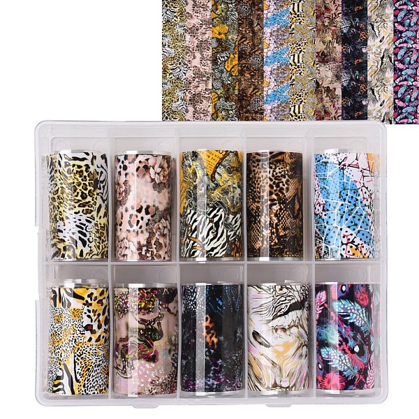 PandaHall Nail Art Transfer Stickers, Nail Decals, DIY Nail Tips Decoration for Women, Animal Epidermis Pattern, Mixed Color, 40mm, 1m/roll..., Multicolor
PandaHall Nail Art Transfer Stickers, Nail Decals, DIY Nail Tips Decoration for Women, Animal Epidermis Pattern, Mixed Color, 40mm, 1m/roll..., Multicolor