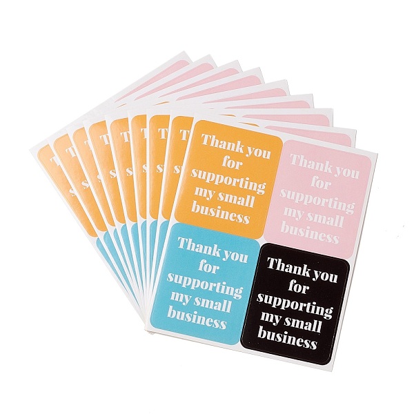 PandaHall Thank You Sticker, Self Adhesive Stickers, Rectangle with Word Thank You for Supporting My Small Business, Mixed Color..., Multicolor
PandaHall Thank You Sticker, Self Adhesive Stickers, Rectangle with Word Thank You for Supporting My Small Business, Mixed Color..., Multicolor