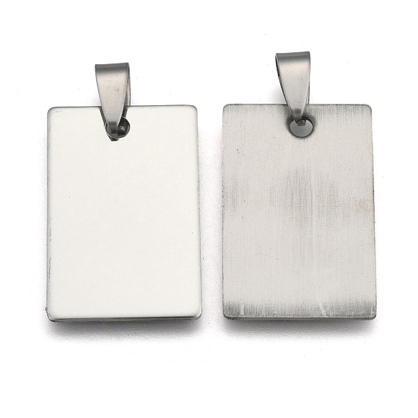 PandaHall 201 Stainless Steel Rectangle Stamping Blank Tag Pendants, with Snap on Bail, Stainless Steel Color, 30x20x1mm, Hole: 7x3mm 201...
PandaHall 201 Stainless Steel Rectangle Stamping Blank Tag Pendants, with Snap on Bail, Stainless Steel Color, 30x20x1mm, Hole: 7x3mm 201...