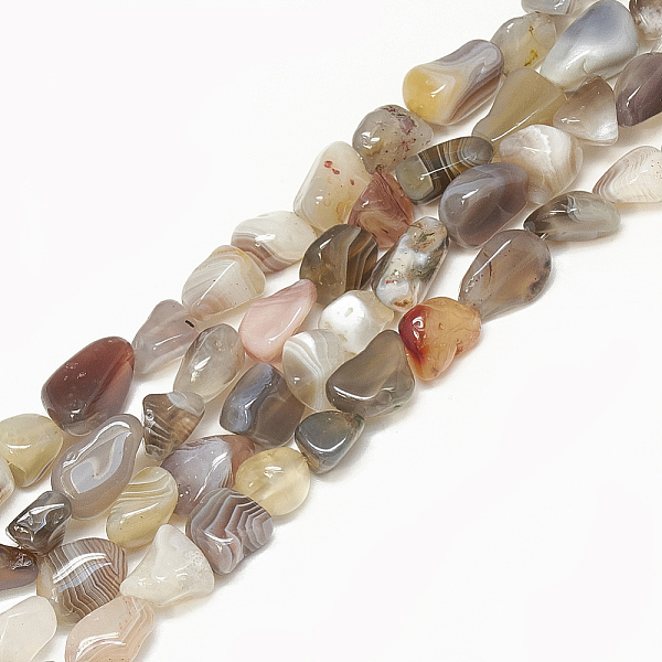 PandaHall Natural Botswana Agate Beads Strands, Tumbled Stone, Nuggets, 9~20x8~13x4~13mm, Hole: 1mm, about 30~55pcs/strand, 15.7 inch...
PandaHall Natural Botswana Agate Beads Strands, Tumbled Stone, Nuggets, 9~20x8~13x4~13mm, Hole: 1mm, about 30~55pcs/strand, 15.7 inch...