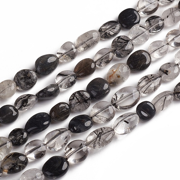 PandaHall Natural Tourmalinated Quartz/Black Rutilated Quartz Beads Strands, Tumbled Stone, Nuggets, 10~15x7.5~11.5x7.5~12.5mm, Hole: 1mm...
PandaHall Natural Tourmalinated Quartz/Black Rutilated Quartz Beads Strands, Tumbled Stone, Nuggets, 10~15x7.5~11.5x7.5~12.5mm, Hole: 1mm...