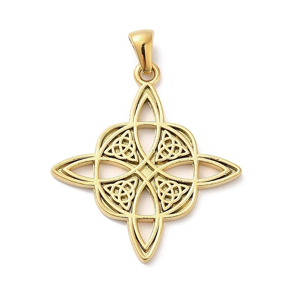 PandaHall 304 Stainless Steel Pendants, Witches Knot Wiccan Symbol, Golden, 33.5x30x2mm, Hole: 6x3.5mm 304 Stainless Steel Others
PandaHall 304 Stainless Steel Pendants, Witches Knot Wiccan Symbol, Golden, 33.5x30x2mm, Hole: 6x3.5mm 304 Stainless Steel Others