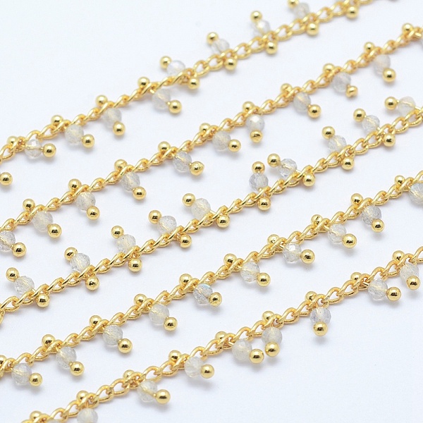 PandaHall Natural Labradorite Handmade Beaded Chains, Soldered, Lead Free & Cadmium Free, with Brass Findings, Real 18K Gold Plated...
PandaHall Natural Labradorite Handmade Beaded Chains, Soldered, Lead Free & Cadmium Free, with Brass Findings, Real 18K Gold Plated...