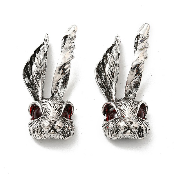 PandaHall Tibetan Style Rack Plating Alloy Pendants, with Glass Eye, Lead Free & Cadmium Free, Rabbit Head Charm, Antique Silver, 20x47x14mm..., Red
PandaHall Tibetan Style Rack Plating Alloy Pendants, with Glass Eye, Lead Free & Cadmium Free, Rabbit Head Charm, Antique Silver, 20x47x14mm..., Red