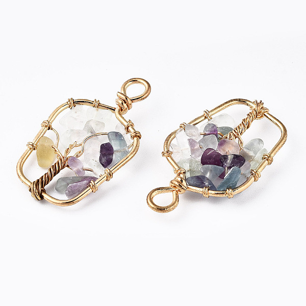 PandaHall Natural Fluorite Pendants, Golden Tone Brass Wire Wrapped, Tree, Bottle, 37~38x21.5~22.5x4.5~7.5mm, Hole: 4mm Fluorite Bottle
PandaHall Natural Fluorite Pendants, Golden Tone Brass Wire Wrapped, Tree, Bottle, 37~38x21.5~22.5x4.5~7.5mm, Hole: 4mm Fluorite Bottle