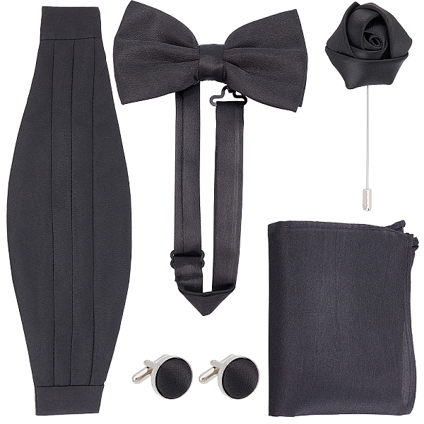 PandaHall GORGECRAFT Men's Formal Satin Bowtie Satin Bowknot Black Bow Tie Set with Safety Brooches Handkerchief Iron Cufflink and...
PandaHall GORGECRAFT Men's Formal Satin Bowtie Satin Bowknot Black Bow Tie Set with Safety Brooches Handkerchief Iron Cufflink and...