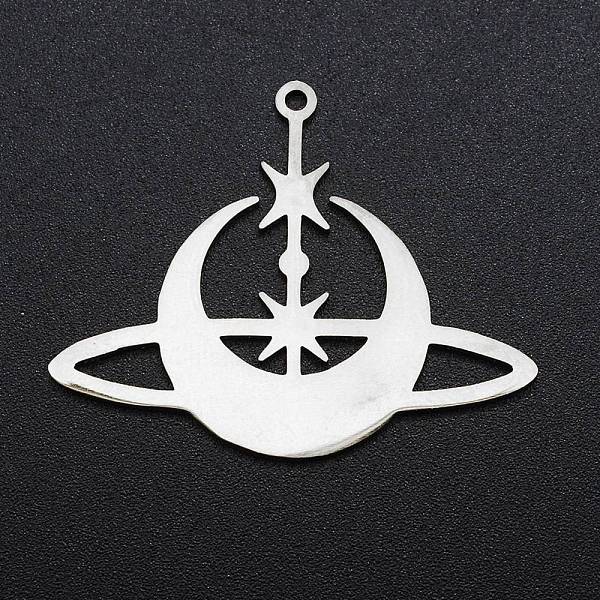 PandaHall 201 Stainless Steel Pendants, Laser Cut, Moon, Stainless Steel Color, 28x35x1mm, Hole: 1.5mm 201 Stainless Steel Moon
PandaHall 201 Stainless Steel Pendants, Laser Cut, Moon, Stainless Steel Color, 28x35x1mm, Hole: 1.5mm 201 Stainless Steel Moon