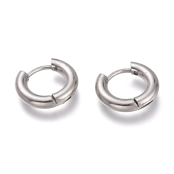 PandaHall 201 Stainless Steel Huggie Hoop Earrings, with 304 Stainless Steel Pin, Hypoallergenic Earrings, Ring, Stainless Steel Color...
PandaHall 201 Stainless Steel Huggie Hoop Earrings, with 304 Stainless Steel Pin, Hypoallergenic Earrings, Ring, Stainless Steel Color...
