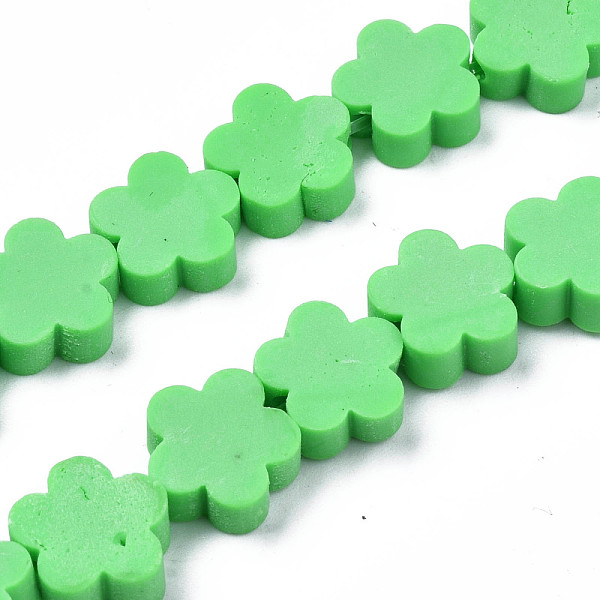 PandaHall Handmade Polymer Clay Bead Strands, Flower, Spring Green, 9~10x9~10x4~4.5mm, Hole: 1.6mm, about 36~40pcs/strand, 13.58 inch~14.57...
PandaHall Handmade Polymer Clay Bead Strands, Flower, Spring Green, 9~10x9~10x4~4.5mm, Hole: 1.6mm, about 36~40pcs/strand, 13.58 inch~14.57...
