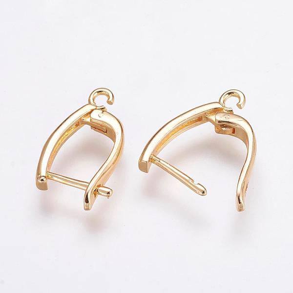 PandaHall Brass Hoop Earring Findings with Latch Back Closure, Real 18K Gold Plated, 19.5x13x3mm, Hole: 1.5mm, Pin: 1mm Brass
PandaHall Brass Hoop Earring Findings with Latch Back Closure, Real 18K Gold Plated, 19.5x13x3mm, Hole: 1.5mm, Pin: 1mm Brass