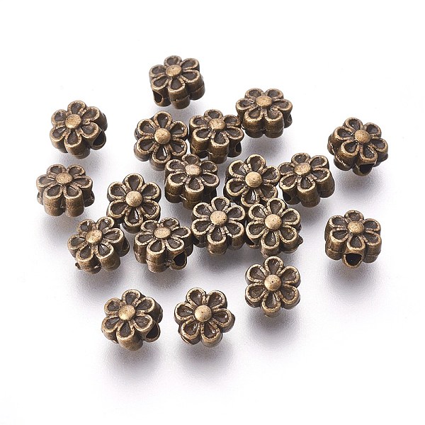 PandaHall Tibetan Style Beads, Zinc Alloy, Lead Free & Cadmium Free, Antique Bronze Color, Lovely Flower, Great for Mother's Day Gifts...
PandaHall Tibetan Style Beads, Zinc Alloy, Lead Free & Cadmium Free, Antique Bronze Color, Lovely Flower, Great for Mother's Day Gifts...