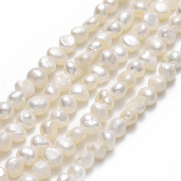 PandaHall Natural Cultured Freshwater Pearl Beads Strands, Two Sides Polished, Linen, 4~4.5x4x3~4mm, Hole: 0.5mm, about 80~85pcs/strand..., Brown
PandaHall Natural Cultured Freshwater Pearl Beads Strands, Two Sides Polished, Linen, 4~4.5x4x3~4mm, Hole: 0.5mm, about 80~85pcs/strand..., Brown