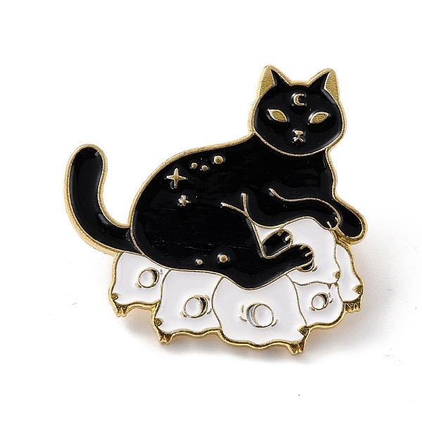 PandaHall Magic Cat Enamel Pin, Cute Alloy Enamel Brooch for Backpacks Clothes, Light Gold, White, 29x30x9.5mm Alloy+Enamel White
PandaHall Magic Cat Enamel Pin, Cute Alloy Enamel Brooch for Backpacks Clothes, Light Gold, White, 29x30x9.5mm Alloy+Enamel White