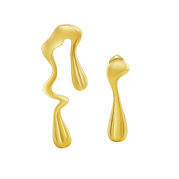 PandaHall 304 Stainless Steel Stud Earrings, Teardrop Asymmetrical Earrings, Real 18K Gold Plated, 38x13mm and 28x8mm 304 Stainless Steel...
PandaHall 304 Stainless Steel Stud Earrings, Teardrop Asymmetrical Earrings, Real 18K Gold Plated, 38x13mm and 28x8mm 304 Stainless Steel...