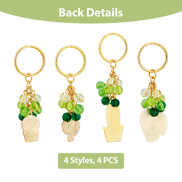 PandaHall SUPERFINDINGS 1 Set Cactus/Leaf Potting Alloy Enamel Pendant Keychain, with Acrylic Beads, for Car Bag Pendant Decoration Key...
PandaHall SUPERFINDINGS 1 Set Cactus/Leaf Potting Alloy Enamel Pendant Keychain, with Acrylic Beads, for Car Bag Pendant Decoration Key...
