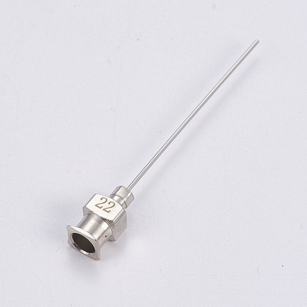 PandaHall Stainless Steel Fluid Precision Blunt Needle Dispense Tips, Stainless Steel Color, 49.7x6.2x5.7mm, Hole: 4mm, Pin: 0.7mm Stainless...
PandaHall Stainless Steel Fluid Precision Blunt Needle Dispense Tips, Stainless Steel Color, 49.7x6.2x5.7mm, Hole: 4mm, Pin: 0.7mm Stainless...