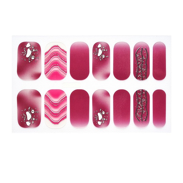 PandaHall Full Cover Nombre Nail Stickers, Self-Adhesive, for Nail Tips Decorations, Medium Violet Red, 24x8mm, 14pcs/sheet Paper Others
PandaHall Full Cover Nombre Nail Stickers, Self-Adhesive, for Nail Tips Decorations, Medium Violet Red, 24x8mm, 14pcs/sheet Paper Others