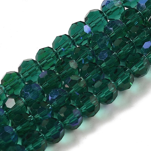 PandaHall Electroplate Transparent Glass Beads Strands, Faceted, Round, Rainbow Plated, Sea Green, 6mm, Hole: 1mm, about 98~100pcs/strand...
PandaHall Electroplate Transparent Glass Beads Strands, Faceted, Round, Rainbow Plated, Sea Green, 6mm, Hole: 1mm, about 98~100pcs/strand...