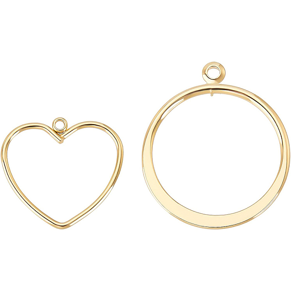 PandaHall BENECREAT 24Pcs 2 Styles Long Lasting Brass Hollow Frame Heart Pendants Ring Shape Pendants for Resin Jewelry Making Brass Mixed...
PandaHall BENECREAT 24Pcs 2 Styles Long Lasting Brass Hollow Frame Heart Pendants Ring Shape Pendants for Resin Jewelry Making Brass Mixed...