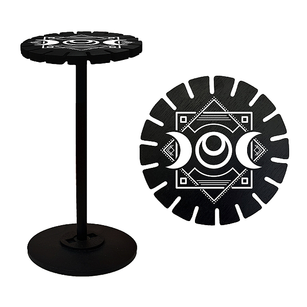 PandaHall AHANDMAKER Pendulum Holder Wooden Pendulum Display Stand Stones Rocks Crystal Pendulum Holder with 18 Slots for Crystals Necklaces..., Black
PandaHall AHANDMAKER Pendulum Holder Wooden Pendulum Display Stand Stones Rocks Crystal Pendulum Holder with 18 Slots for Crystals Necklaces..., Black