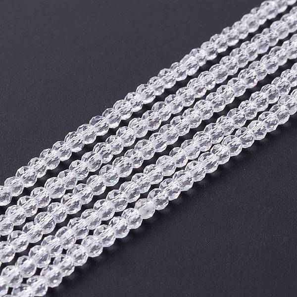 PandaHall Transparent Glass Beads Strands, Faceted, Round, White, 3mm, Hole: 0.8mm, about 127~139pcs/strand, 14.09~14.53 inch(35.8~36.9cm)...
PandaHall Transparent Glass Beads Strands, Faceted, Round, White, 3mm, Hole: 0.8mm, about 127~139pcs/strand, 14.09~14.53 inch(35.8~36.9cm)...
