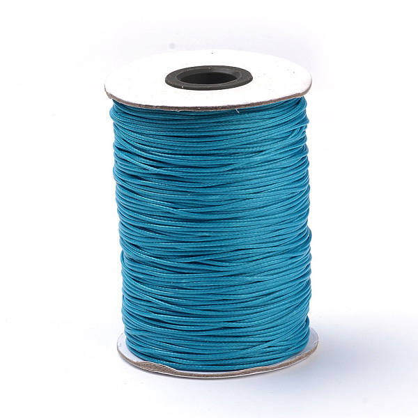 PandaHall Braided Korean Waxed Polyester Cords, Deep Sky Blue, 0.8mm, about 87.48 yards(80m)/roll Waxed Polyester Cord Blue
PandaHall Braided Korean Waxed Polyester Cords, Deep Sky Blue, 0.8mm, about 87.48 yards(80m)/roll Waxed Polyester Cord Blue