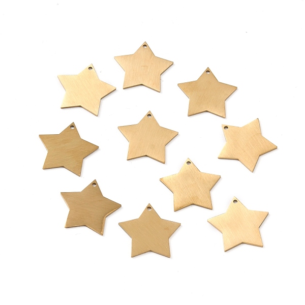 PandaHall Ion Plating(IP) 304 Stainless Steel Pendants, Double Side Drawbench, Stamping Blank Tag, Star, Golden, 19.5x20x1mm, Hole: 1.2mm...
PandaHall Ion Plating(IP) 304 Stainless Steel Pendants, Double Side Drawbench, Stamping Blank Tag, Star, Golden, 19.5x20x1mm, Hole: 1.2mm...