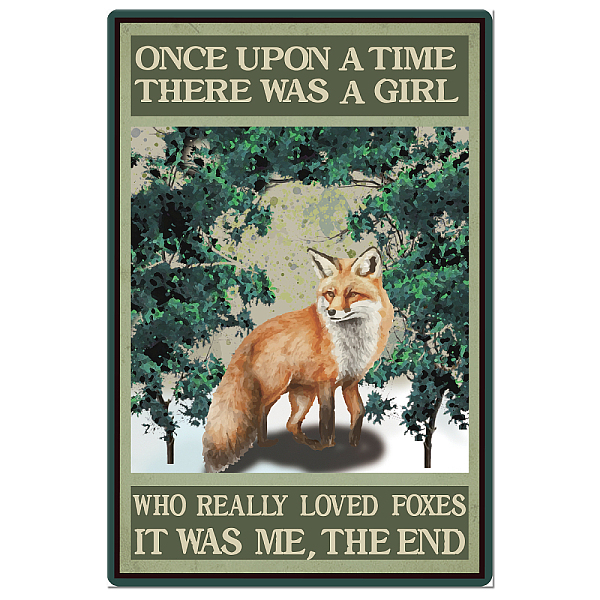 PandaHall Vintage Metal Tin Sign, Iron Wall Decor for Bars, Restaurants, Cafes Pubs, Rectangle, Fox, 300x200x0.5mm Iron Fox
PandaHall Vintage Metal Tin Sign, Iron Wall Decor for Bars, Restaurants, Cafes Pubs, Rectangle, Fox, 300x200x0.5mm Iron Fox