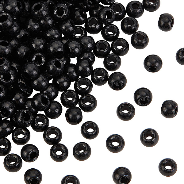 PandaHall Glass Beads, Rondelle, Black, 6.3x5mm, Hole: 2.5mm Glass Round Black
PandaHall Glass Beads, Rondelle, Black, 6.3x5mm, Hole: 2.5mm Glass Round Black